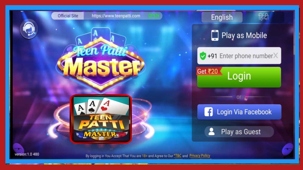 Signup Teen Patti Master 