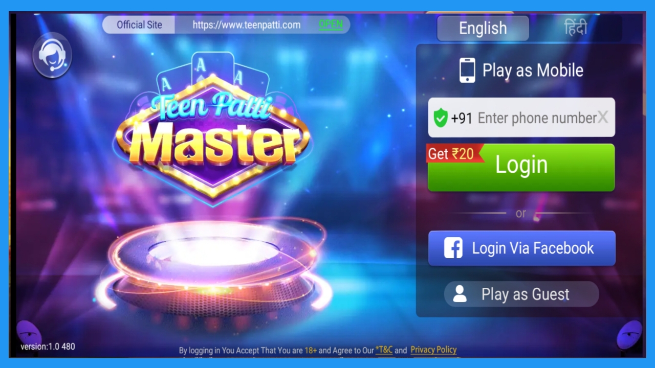 Teen Patti Master Game login