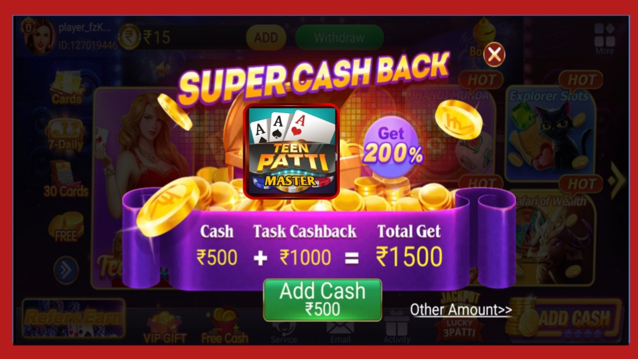 Add Teen Patti Master 